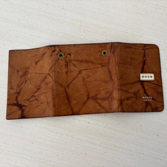 Rolfs Cowhide Leather Key Holder Caddy Snap Lock - Picture 5 of 8